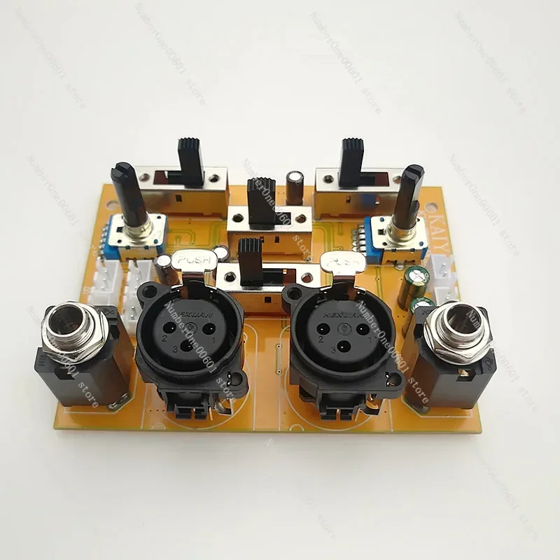 Full-range bass dual-sound balanced input stereo front-stage board, suitable for Yamaha power amplifier audio