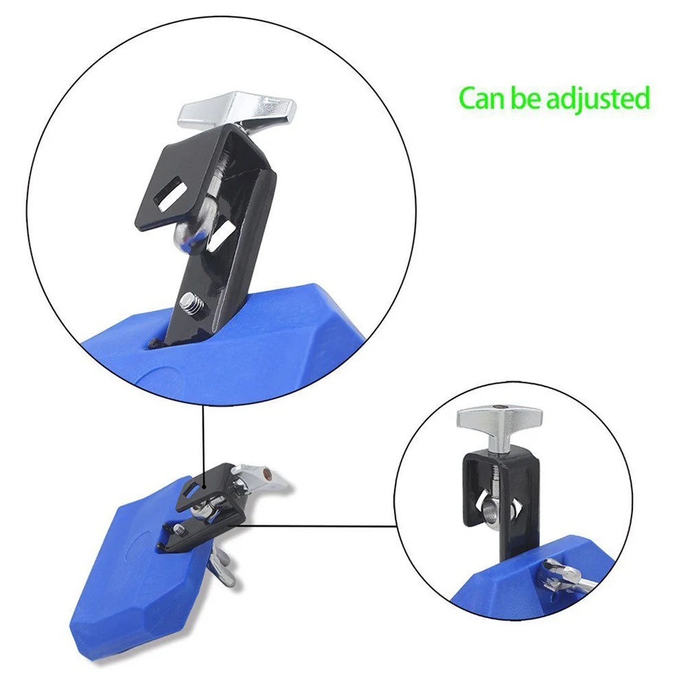 

Plastic Cow Bell High Pitched Durable Abs Natural Crisp Sound Blue With Mounting Clamp Mallet For Percussion Instruments