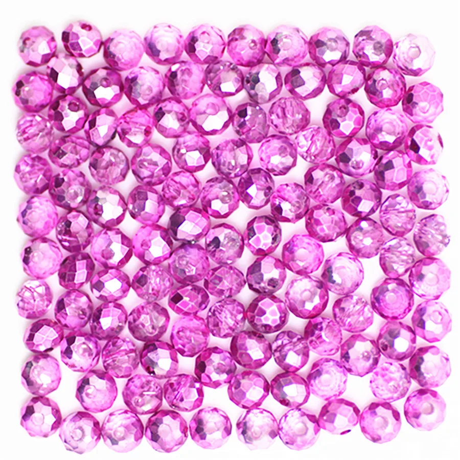 Isywaka 2mm 1700pcs Austria faceted Crystal Glass Beads Loose Spacer Round Beads for Jewelry Making