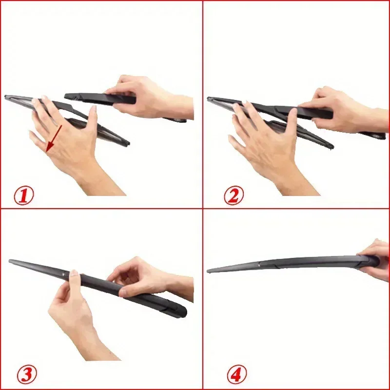 30Cm 12 Inch Rear Windscreen Wiper Arm & Blade Set for Toyota Rear Wiper Windscreen Wipers Parts Auto Parts Car Accessories