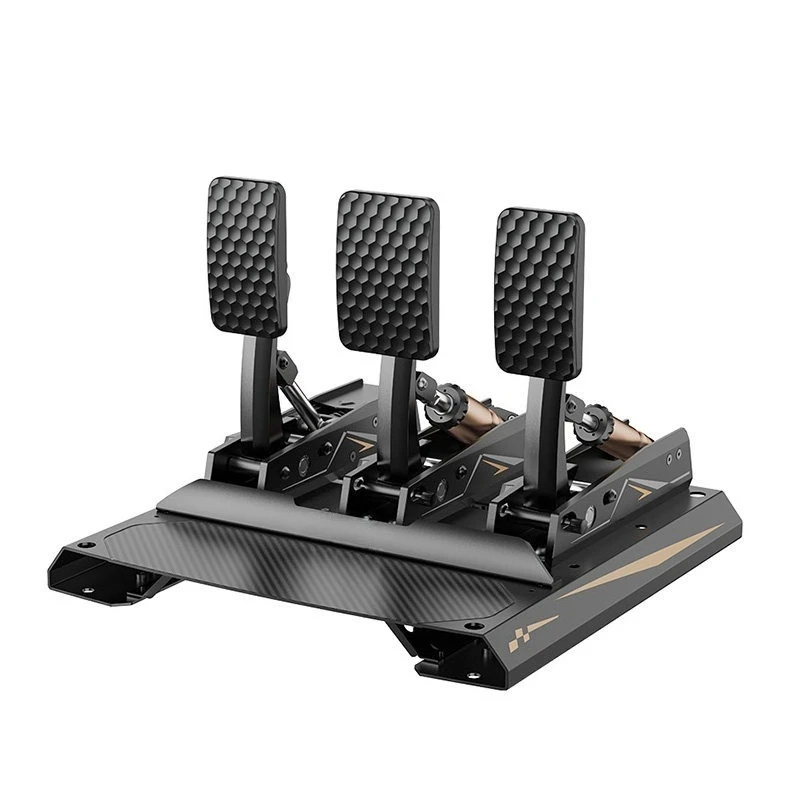 Professional Sim Racing Pedals, Adjustable Travel & Angle, Inverted Mountable Racing Simulator Pedal Set