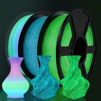 3D Printer Filament Glow In The Dark PLA 1.75mm 1kg 500g 250g Luminous Filament PLA 3D Material Rainbow Filament Color Change