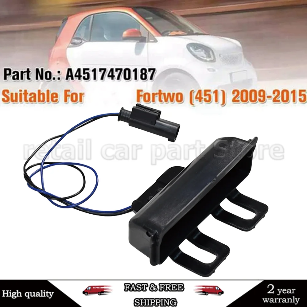 

Car Lock Switch Trunk Switch Rear Trunk Tailgate Handle Switch for Smart Fortwo 451 2009-2015 A4517470187 4517470187