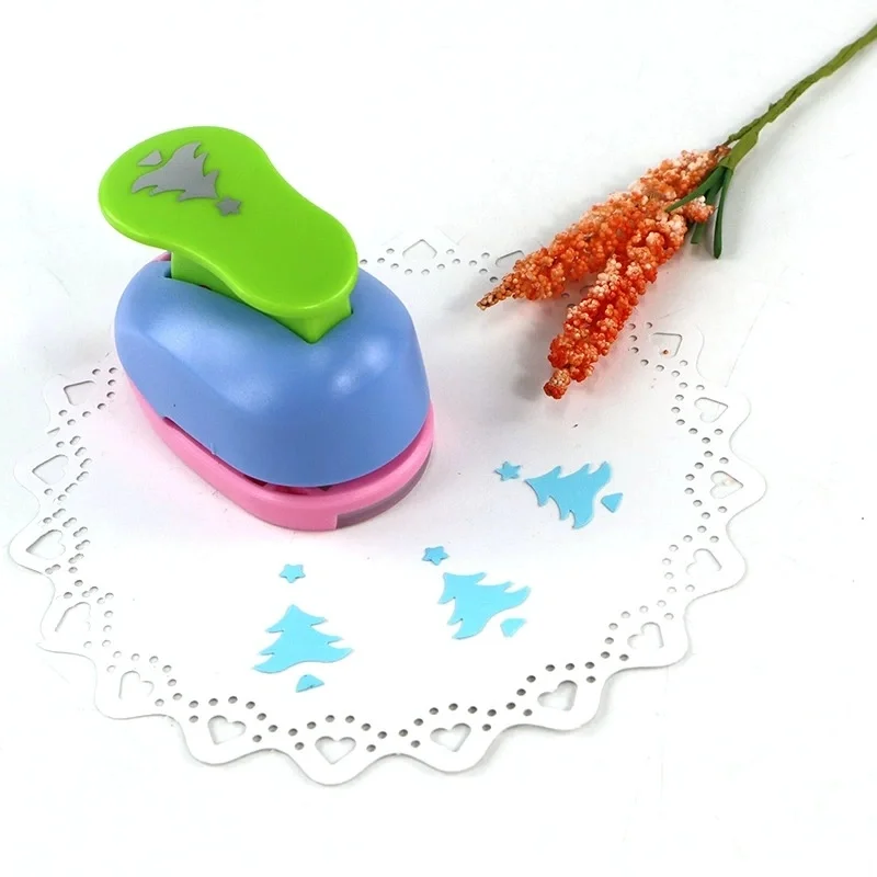 Perforateur de noël 2.5cm, bricolage avec gaufrage et découpe pour décoration d'album, décoration de carte-cadeau et création d'albums