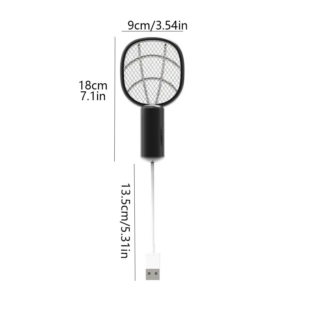 Duurzame USB Mug Swatter Trap Elektrische Schok UV Licht Insect Racket Mini Draagbare Fly Bug Zapper Camping