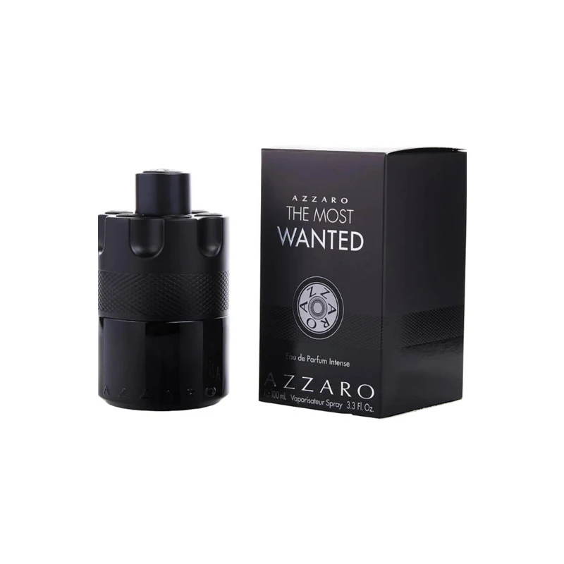 Azzaro The Most Wanted men Eau De Parfum Intense Spray 3.3 oz Notas lanosas picantes Fragancia duradera