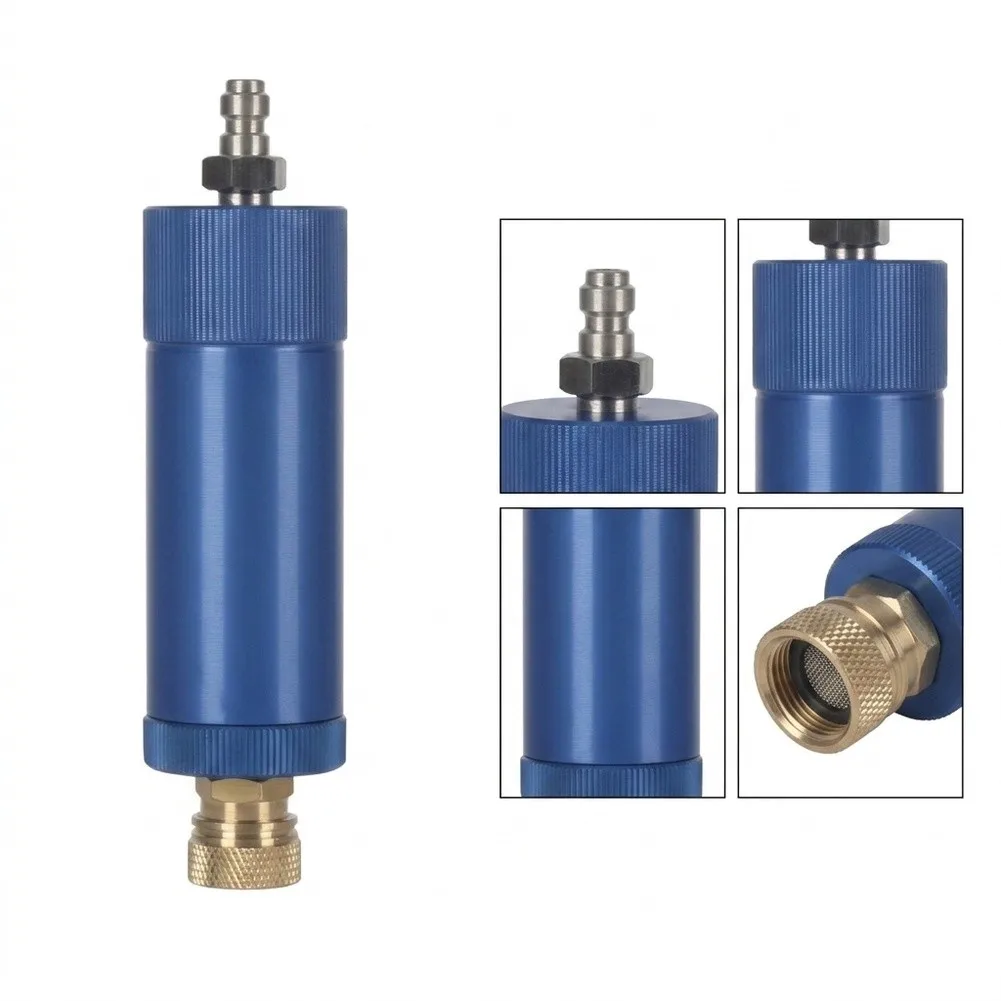 35MPA Dual Layer Air Filter Oil Water Separator 6061 Aluminum Moisture Trap With 25 Cartridges For Breathing Air Compressor Pneu