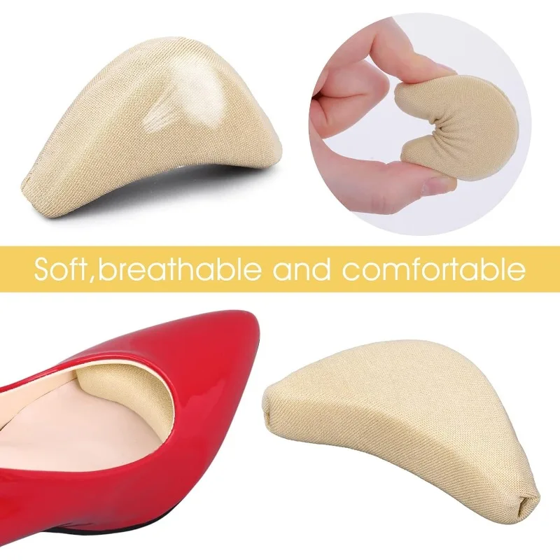 Sponge Forefoot Insert Pads Women Adjustment Reduce Shoe Size Pain Relief High Heel Filler Insoles Forefoot Toe Plug Cushion