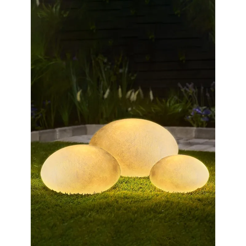 

Outdoor waterproof led creative luminous stone decoration garden landscape