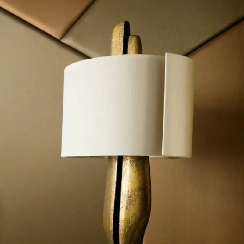 All-copper floor lamp model house exhibition hall living room light luxury
