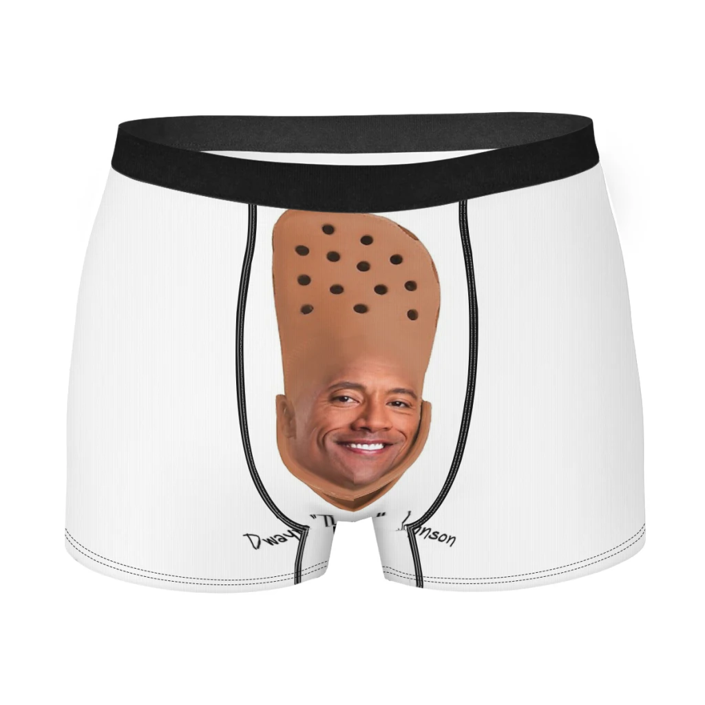 Croc Dwayne The Shrok Johnson Underpants Breathbale Panties Man Underwear Ventilate Shorts Boxer Briefs