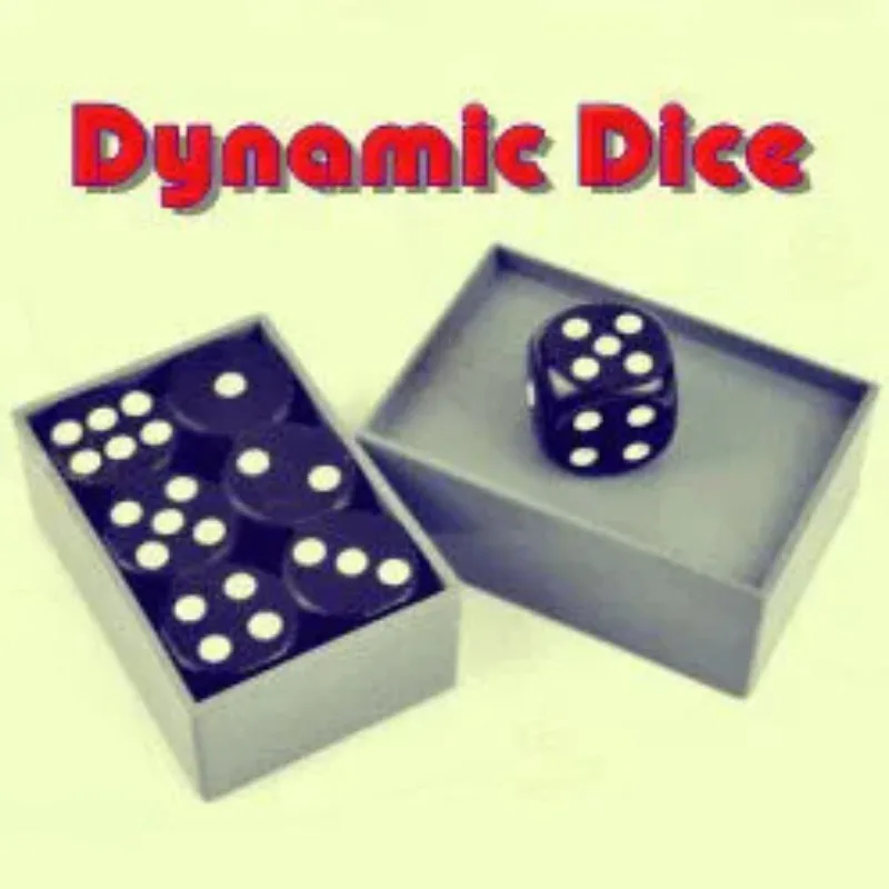 Dynamic Dice Miracle Dice Magic Trick Mentalism Stage Magic Props Illusions Close-up Magic Trickcs Classic Magia Toys Joke Gaget