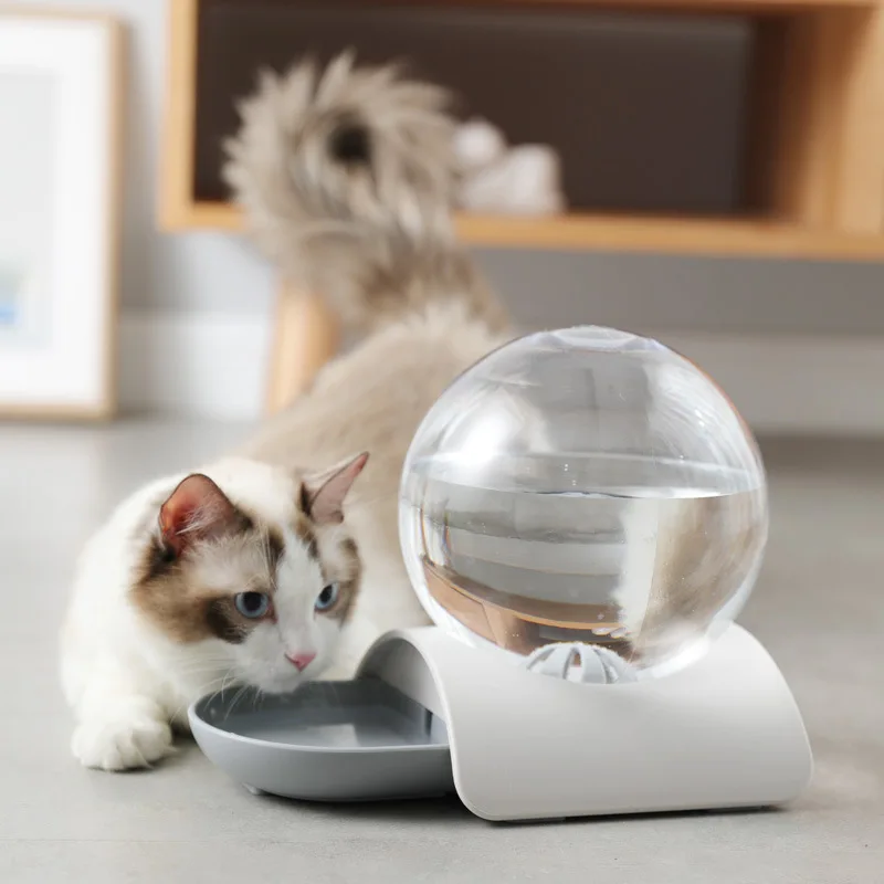 2.8L Pet Cat Bubble Automatic Water Feeder Fountain For Pet Water Dispenser Automatic Water Storage Pet Waterer Feeder Cat Drink