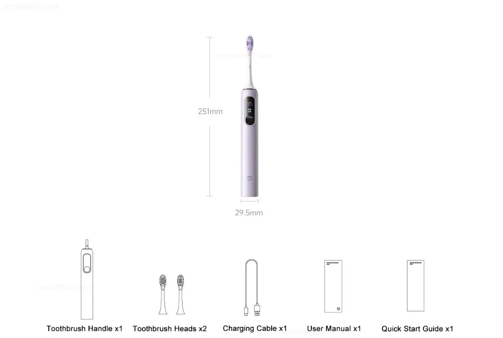 Xiaomi Oscillation Electric Toothbrush Pro,Smart 4 Modes,IPX8 Waterproof Sonic Vibration Toothbrushes,180-day Battery Life