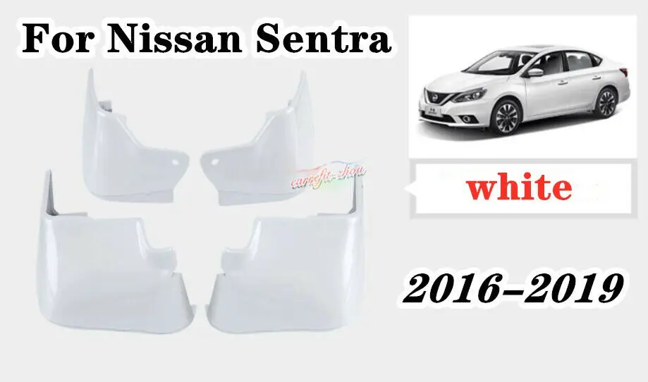 

Для Nissan Sentra 2016-2019 белые брызговики брызговики Fender 4 шт.