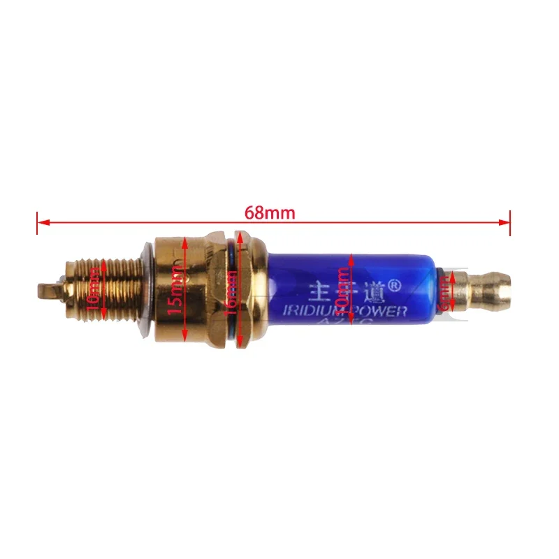 Motorcycle Accessories 3 Pcs/lot High-performance Iridium A7TC Spark Plug For GY6 50cc-150cc ATV Dirt Bike Pit Bike Scooter