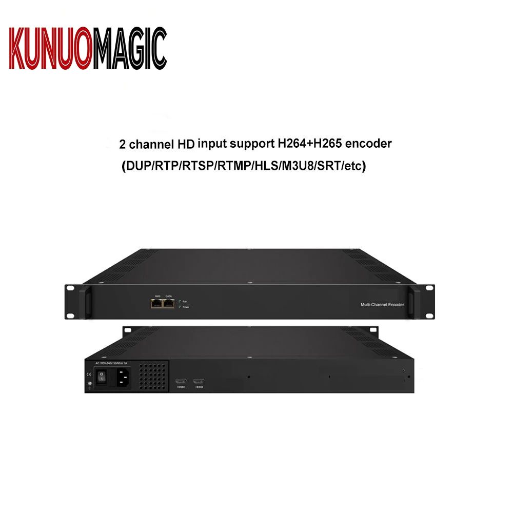 8 16 24 Channels H264 H265 CATV Headend for HD MI IP Live Streaming Video Encoder Digital Cable TV Broadcasting Rack Mount