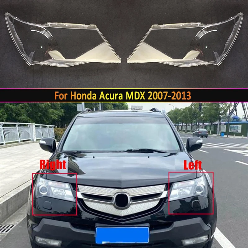 

Headlight Cover Clear Lamp Cover Headlight Shades Auto For Honda Acura MDX 2007-2013