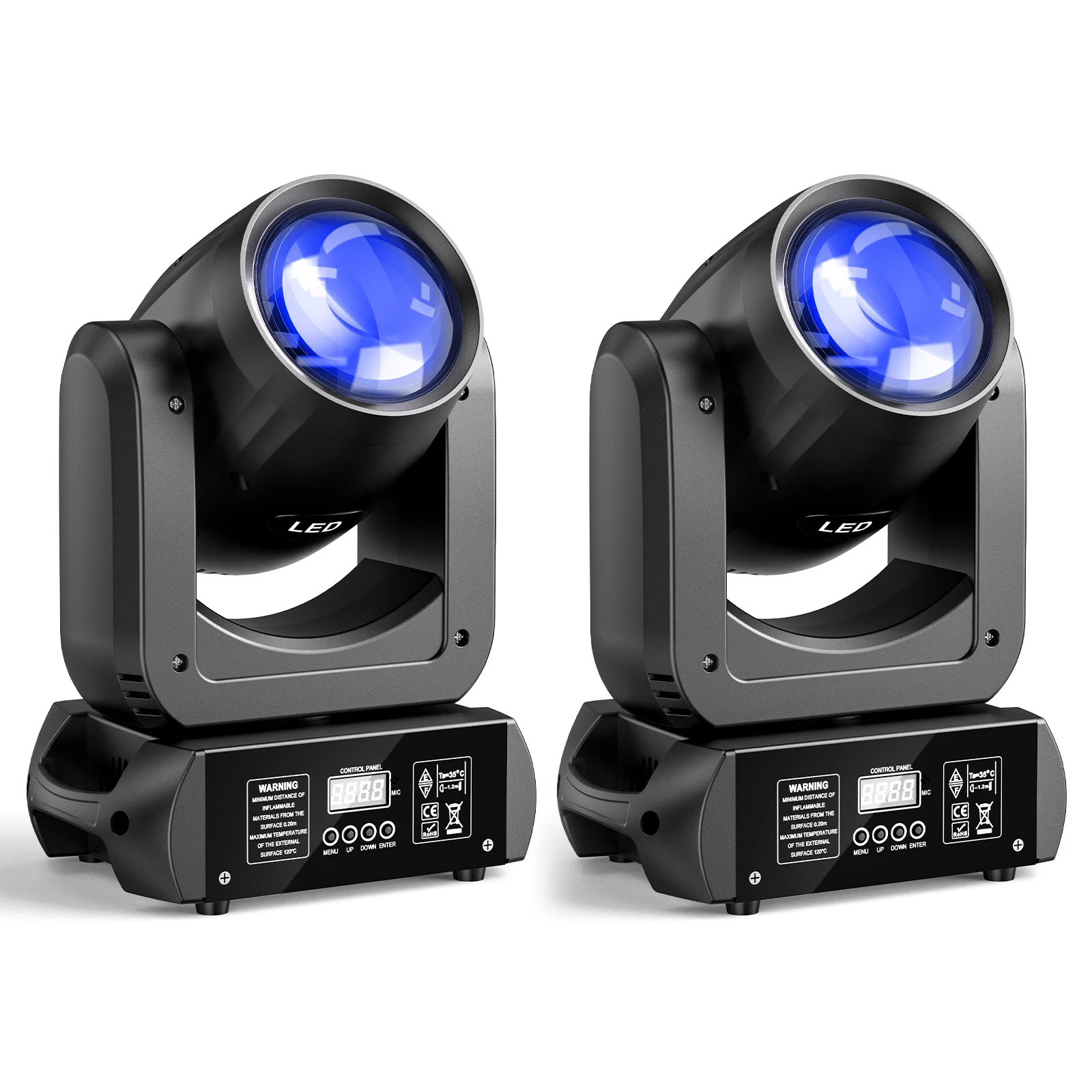 

150W Moving Head LED DMX512 Spot Beam RGBW Wash GOBO 18 Prism Dj Disco Stadium Party Light for Wedding Light Show Bar Club