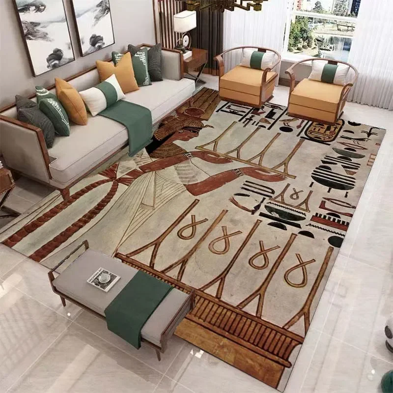 مصر القديمة الحضارة المعيشة السجاد غرفة المعيشة لينة حمام الحصير غرفة ديكور السجاد غرفة نوم باب الحصير منطقة السجاد للوسائد الإضافية