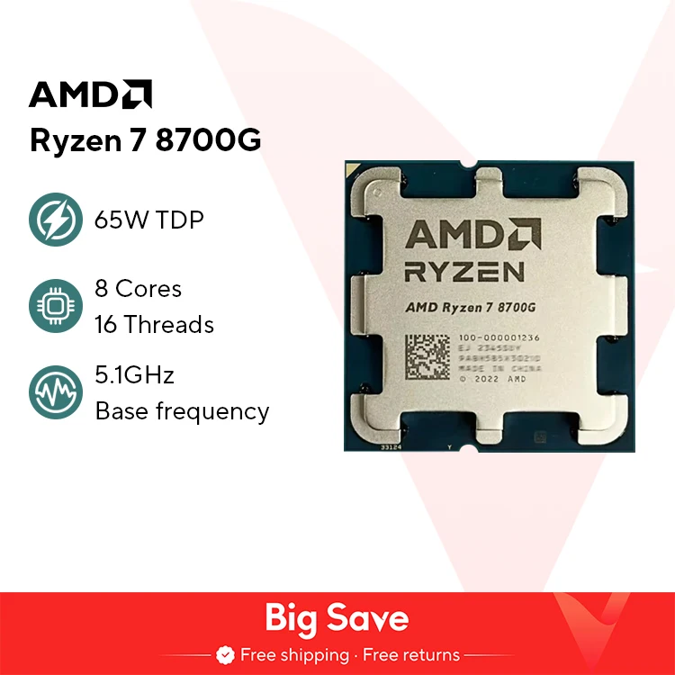 Amd Ryzen 7 8700G -… - image