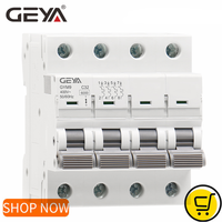 GEYA GYM9 4P MCB 6A-63A 6KA Breaking Capacity MCB Din Rail Mini Circuit Breaker 6A-63A AC Type Factory Direct Manufacturer