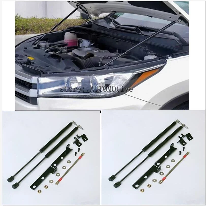 two sides Auto Bonnet Hood Gas Struts Shock Struts Lift Supports 2014-2020 for Toyota highlander