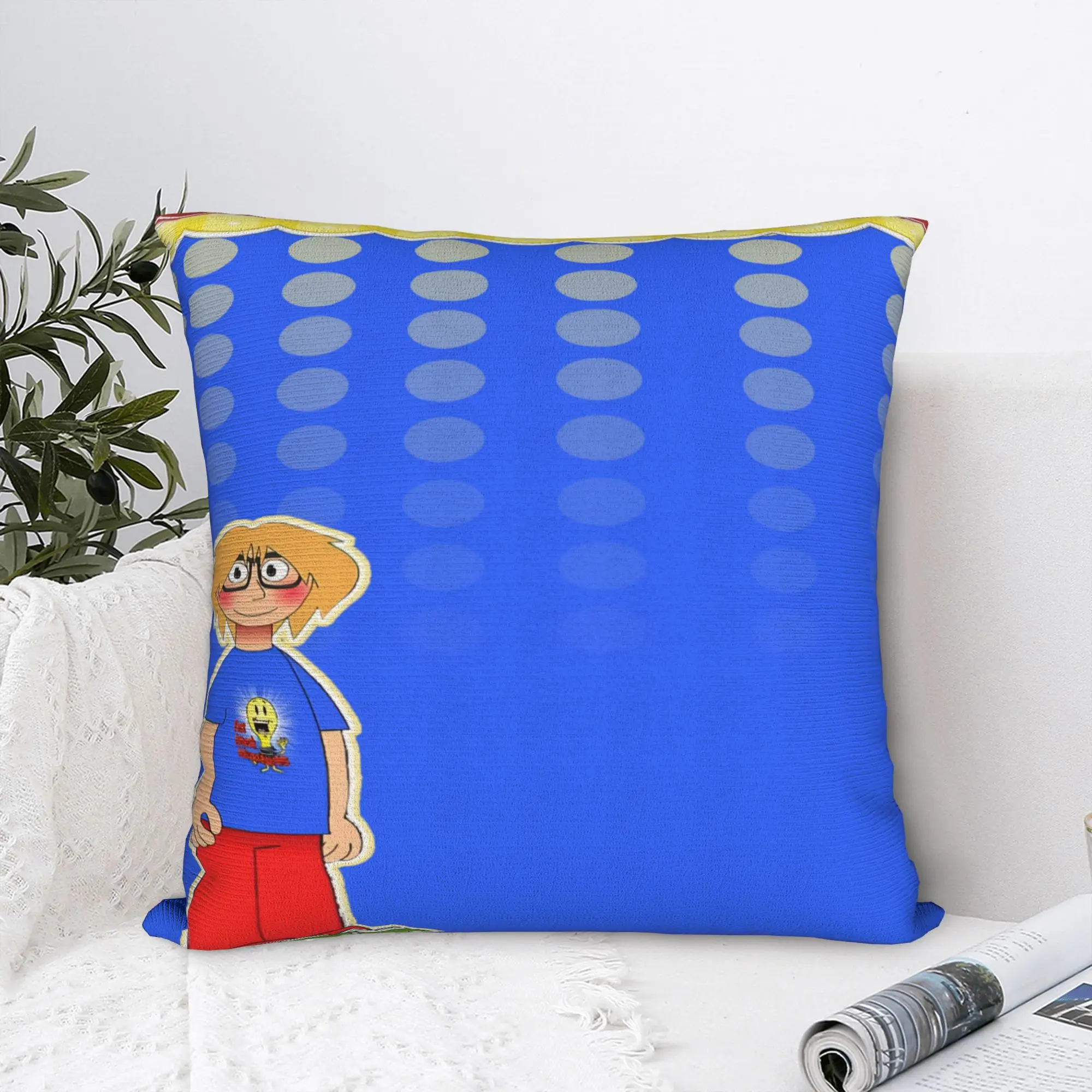 F-Fact A-Attack Adventures Printing Pillowcase Cushion Cover  Pillow Covers Y2K Home Decoration Square Multiple Sizes