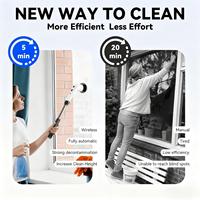Cordless Scrubber Rotating Adjustable Safe Long Lasting Battery Tool Bathroom Electric Cleaning Brush For Home Shower Doors