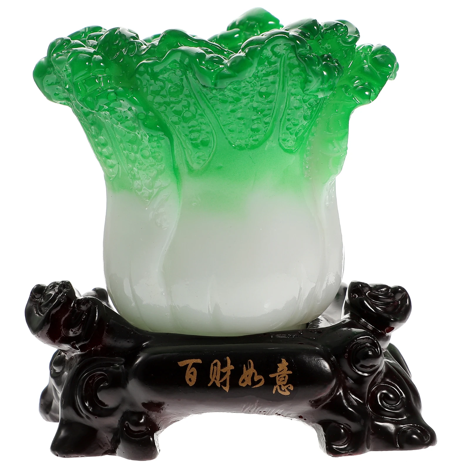 

Cabbage Pen Holder Desk Pencil Cute for Home Accessories Penholder Novelty Cup Resin Miss