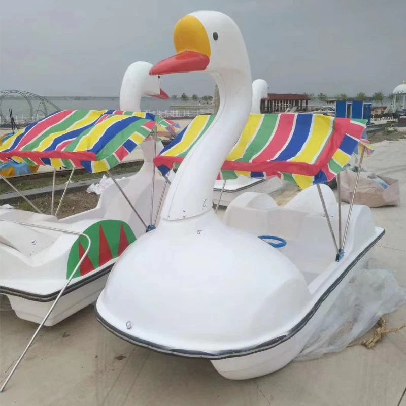 Water Park Equipment Cartoon Animals Cute Swan Water Bike Pedal Boat