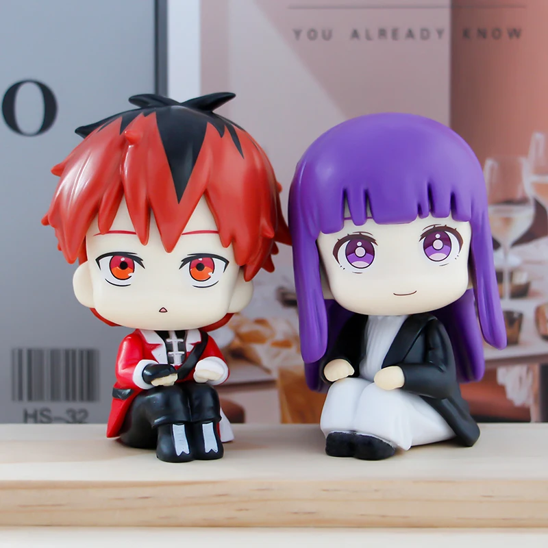 

In Stock 10cm Anime Frieren: Beyond Journey's End Fern & Stark PVC Figure Set Collectible Toy Gift for Fans