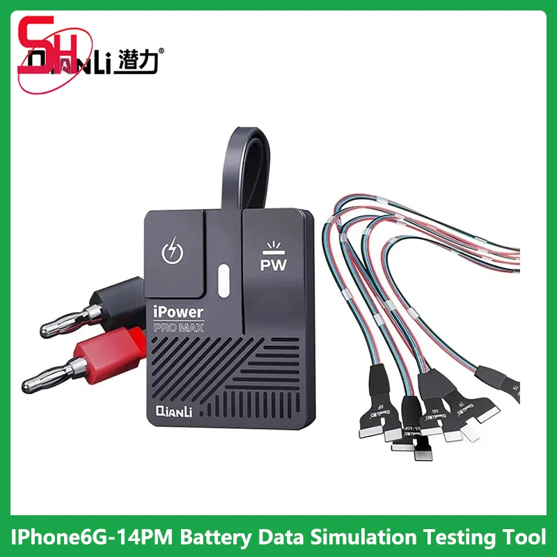 QIANLI IPower Pro Max Supply Test Cable DC Power Control Test Cable for IP 6G-13 14 Pro Max Battery Data Simulation Testing Tool