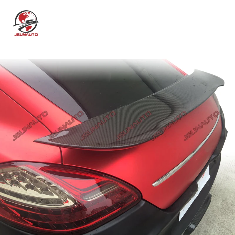 Buona qualità per Panamera 4S Facelift MSY Style Parte dell'ala del bagagliaio posteriore in fibra di carbonio per 970 Panamera GTS Spoiler posteriore in carbonio