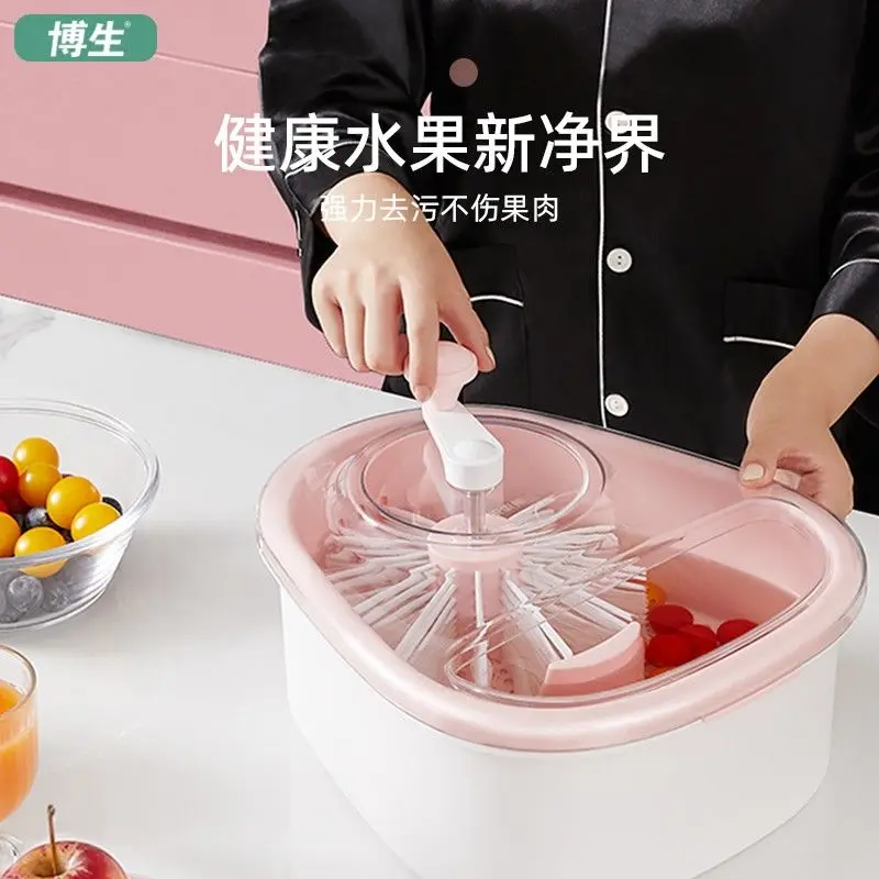 

Fruit washing machine, vegetable washing basin, drain basket, water throwing machine, salad fruit and vegetable dehydrator