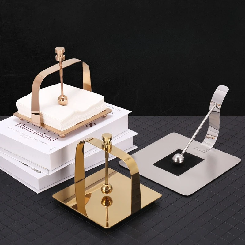 

Европейский вертикальный держатель для салфеток класса люкс, держатель для салфеток для отелей, держатель для салфеток из нержавеющей стали