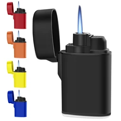 Mini Cigar Lighter Jet Torch Lighter Windproof Refillable Blue Flame Butane Gas Lighter