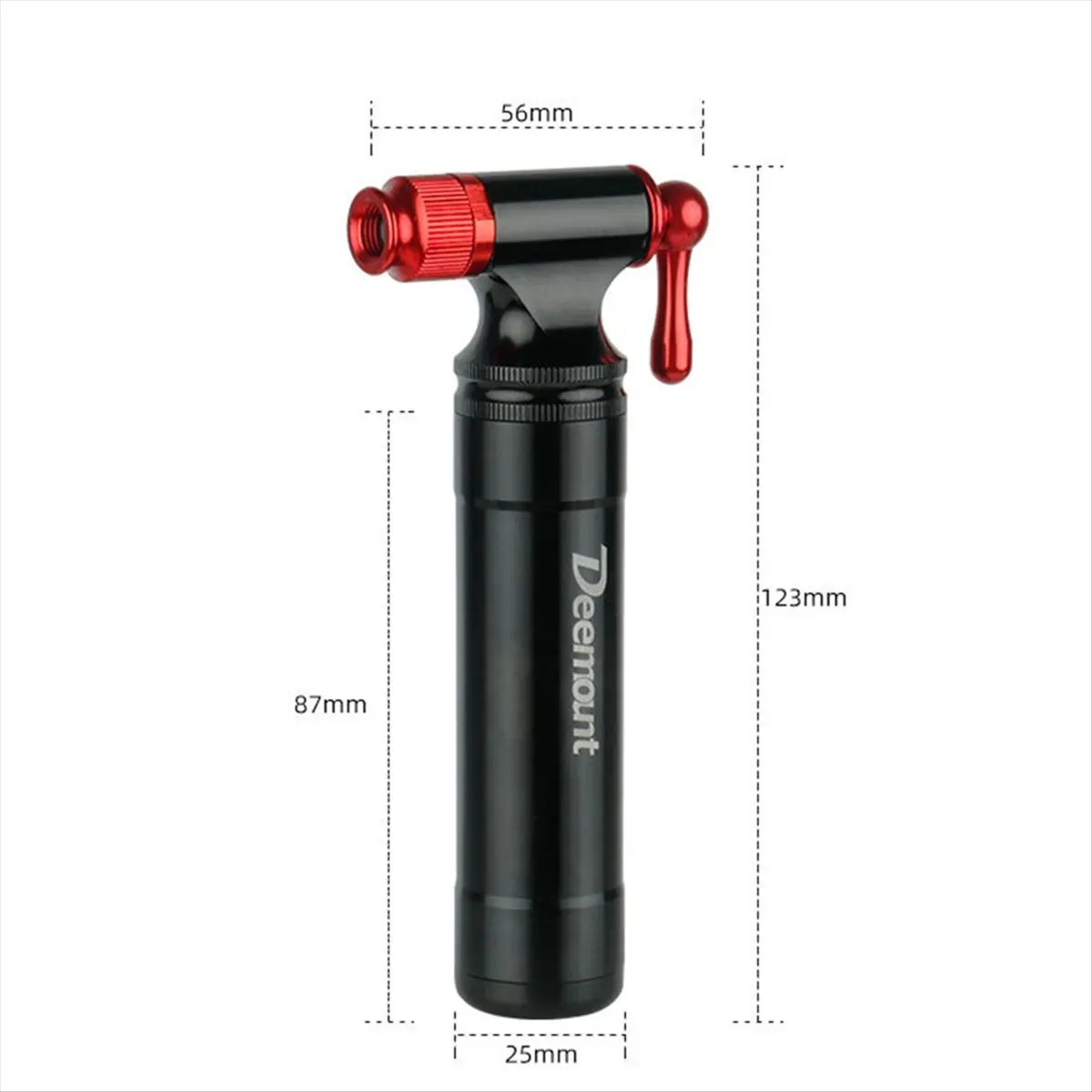 ABJV CO2-Inflator صمام سريع وسهل متوافق مع الدراجات على الطرق والجبال، مضخة نفخ الدراجة المحمولة #5