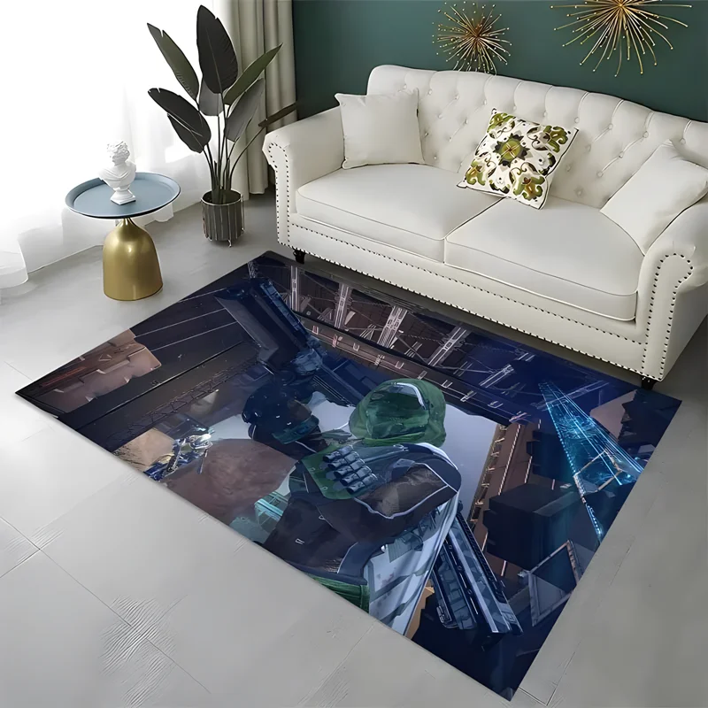 

Halo warrior pattern carpet living room bedroom housewares bathroom accessories kitchen balcony non-slip carpet birthday present