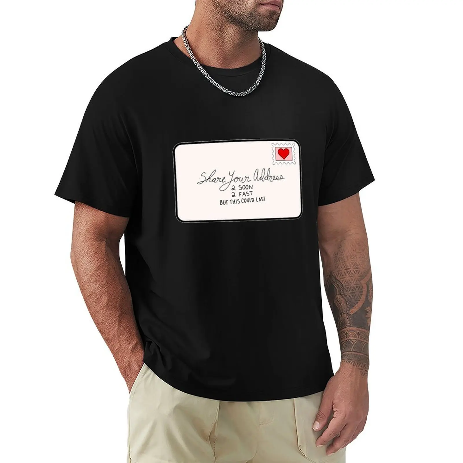 Ben Platt Share Your Address T-Shirt t shirt men 100% cotton luxury brand T-Shirt