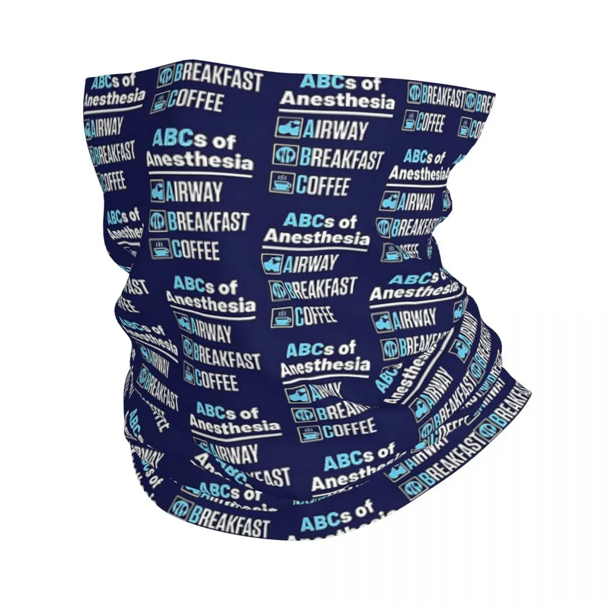 Anesthesiologist Anesthesiology Doctor Nurse Funny ABCs Of Anesthesia Bandana Neck Cover Printed Magic Scarf FaceMask Riding