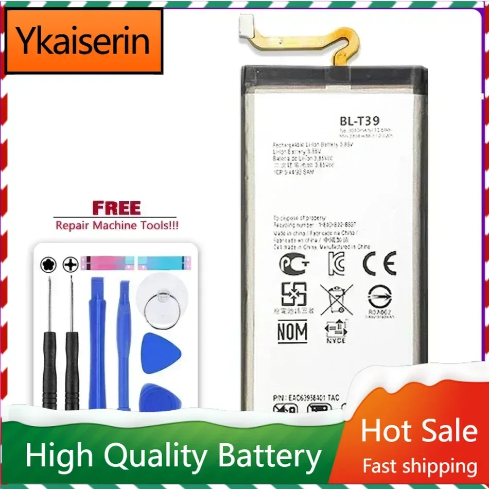 BL-T39 High Quality Battery for LG G7 G7+ G7ThinQ LM G710 ThinQ Q7+ LMQ610 BL T39 Batteries Fast Shipping   + Free Tool