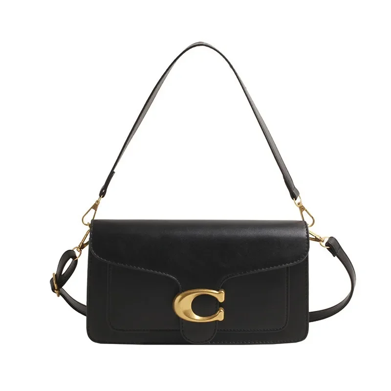 Neue Niche-Tasche für Damen, hochwertige Textur, einfarbig, schlicht und vielseitig, kleine quadratische Tasche, Pendler-Umhängetasche mit mehreren Fächern – Detail 3