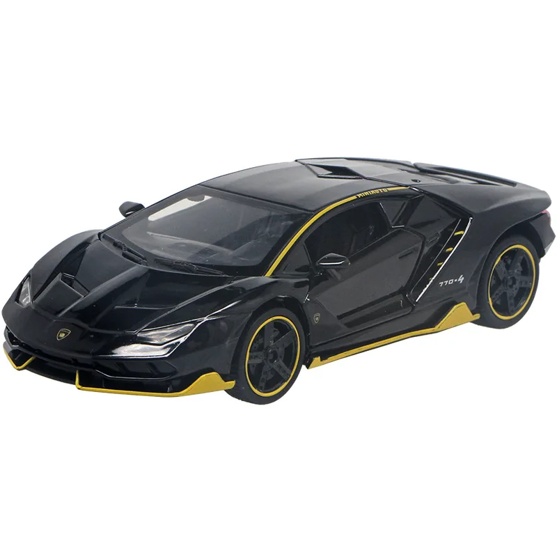 1:32 simulation Internet célébrité Lamborghini LP750/770 voiture de sport modèle de voiture en alliage son et lumière retirer voiture jouet pour enfants