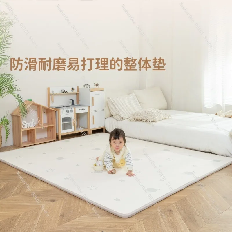 2.5cm Thickened Baby Crawling Mat with Inner Lining, Educational Seamless Floor Mat for Early Learning and Home Play Area