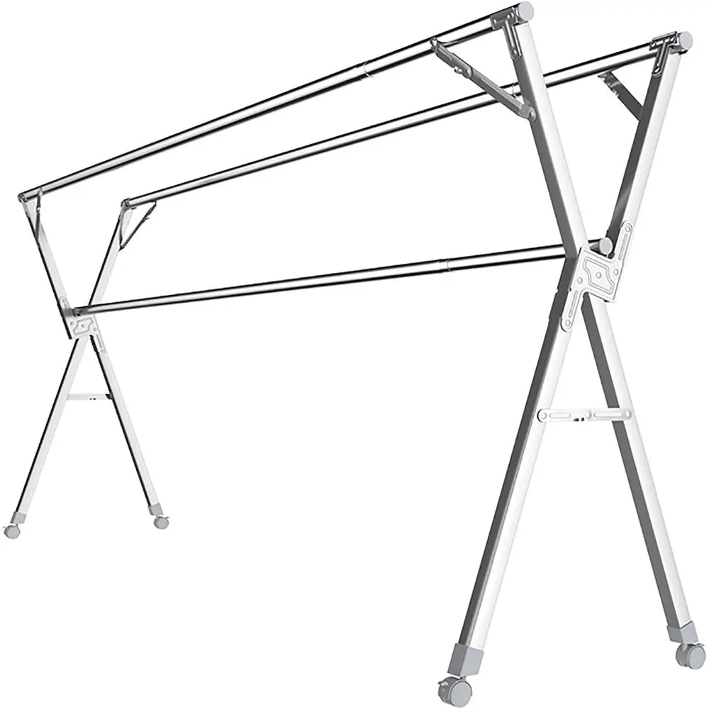 

Портативная сушилка для одежды из нержавеющей стали для наружного и внутреннего использования, большая вместимость для одеял и простыней