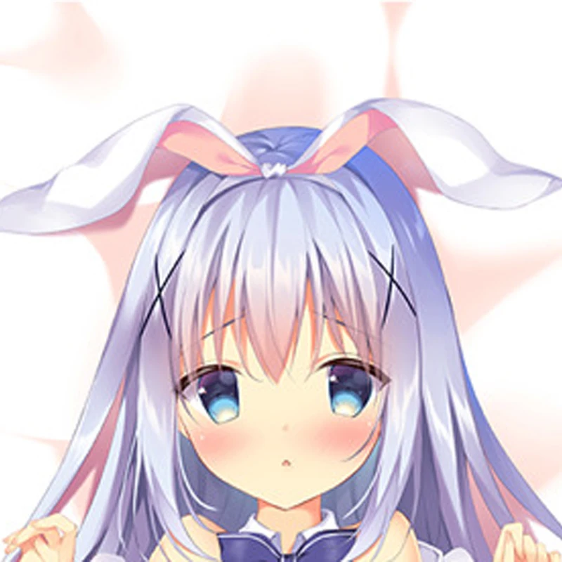 

Dakimakura Anime Pillow Cover Rize Tedeza Double Sided Print 2Way Cushion Cover Xmas Gifts