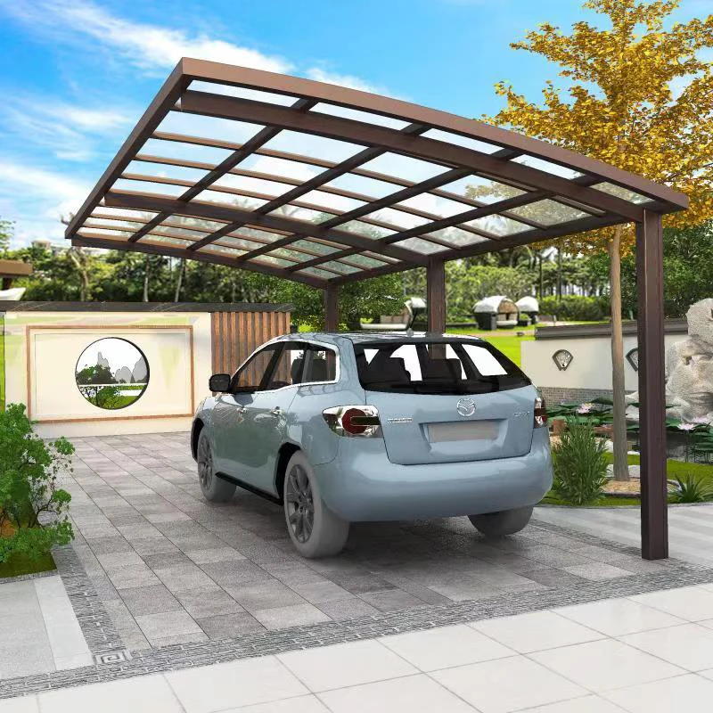 Home Villa Gazebos Garden Outdoor Canopy Tent Modern Custom Parking Shed Sunshade Awning Patio Pergola Aluminum Alloy Carport