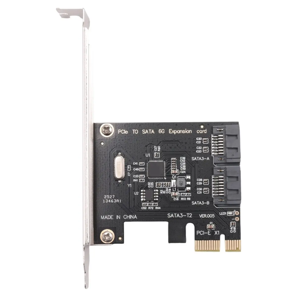 AA19 PCIE to SATA Card PCI-E Adapter PCI Express to SATA3.0 Converter 2-Port SATA III 6G Expansion Controller Card Adapter