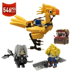 Moc animales Chocoboed bloques de construcción juego mascota figura de acción Kwehs ladrillos modelo ensamblado juguete regalos de cumpleaños